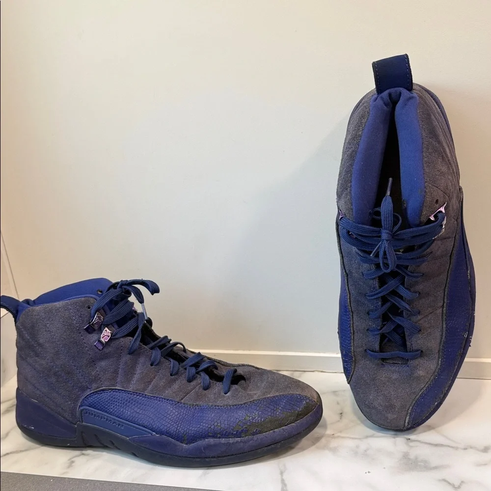 Air Jordan 12 Retro Deep Royal Blue men’s size 12 2016 see description for wear